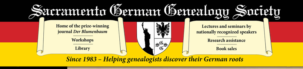 Sacramento German Genealogy Society
